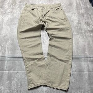 Levi's 559 Jeans Mens 34x30 Beige Light Wash Denim Relaxed Fit Straight Leg